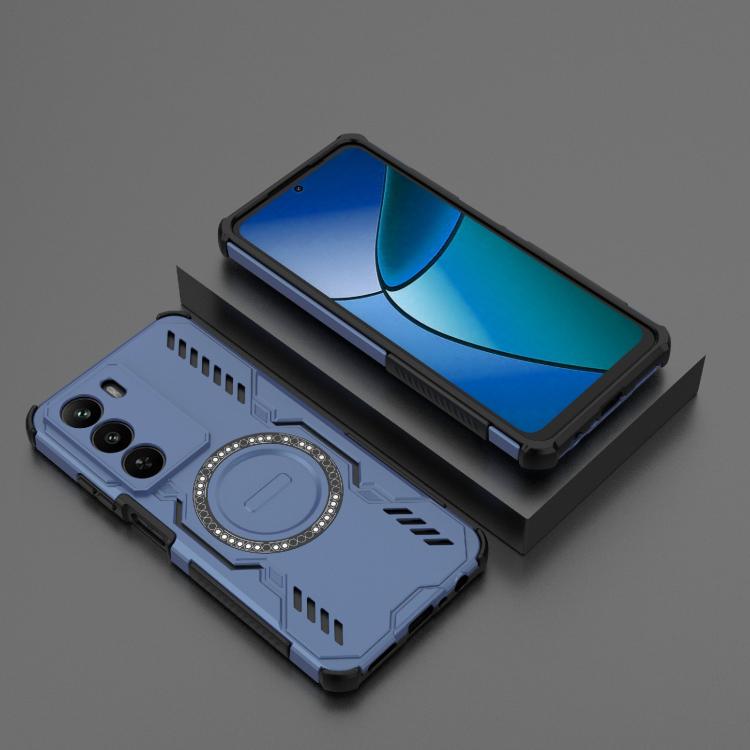 For Realme C73 5G Global Butterfly Armor MagSafe Magnetic Ring Shockproof Phone Case