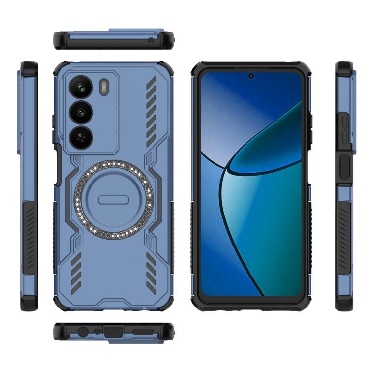 For Realme C73 5G Global Butterfly Armor MagSafe Magnetic Ring Shockproof Phone Case