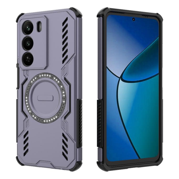For Realme C73 5G Global Butterfly Armor MagSafe Magnetic Ring Shockproof Phone Case