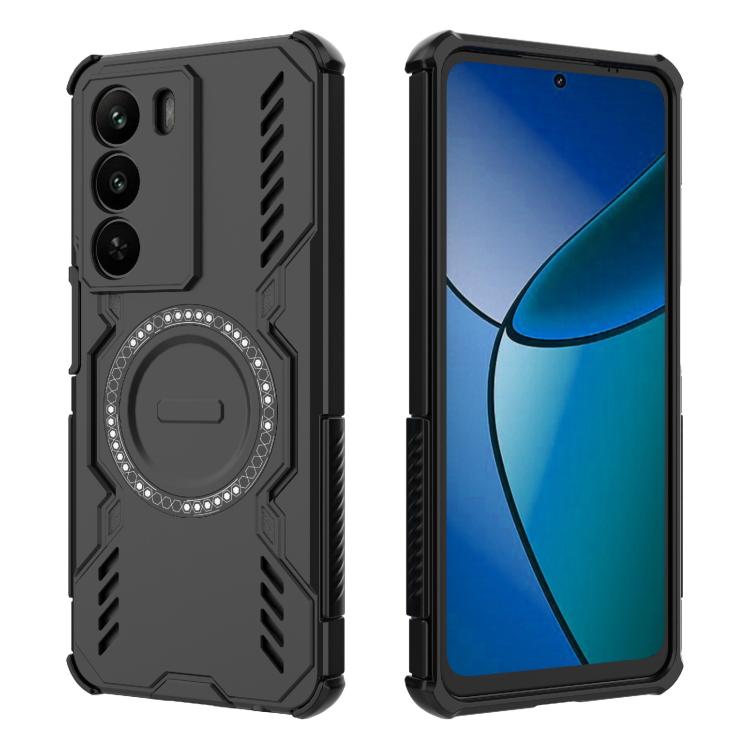 For Realme C73 5G Global Butterfly Armor MagSafe Magnetic Ring Shockproof Phone Case