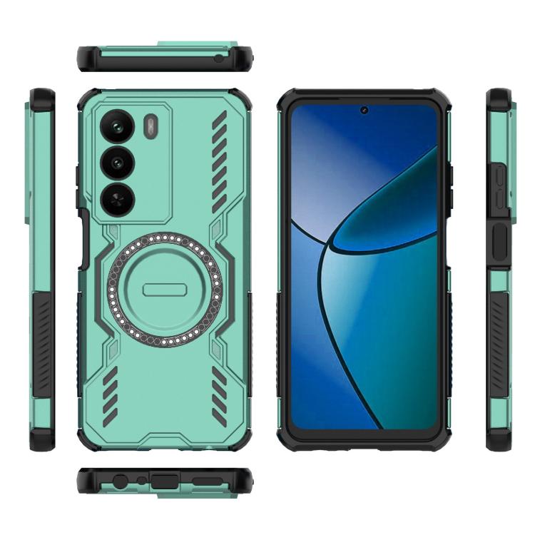 For Realme C73 5G Global Butterfly Armor MagSafe Magnetic Ring Shockproof Phone Case