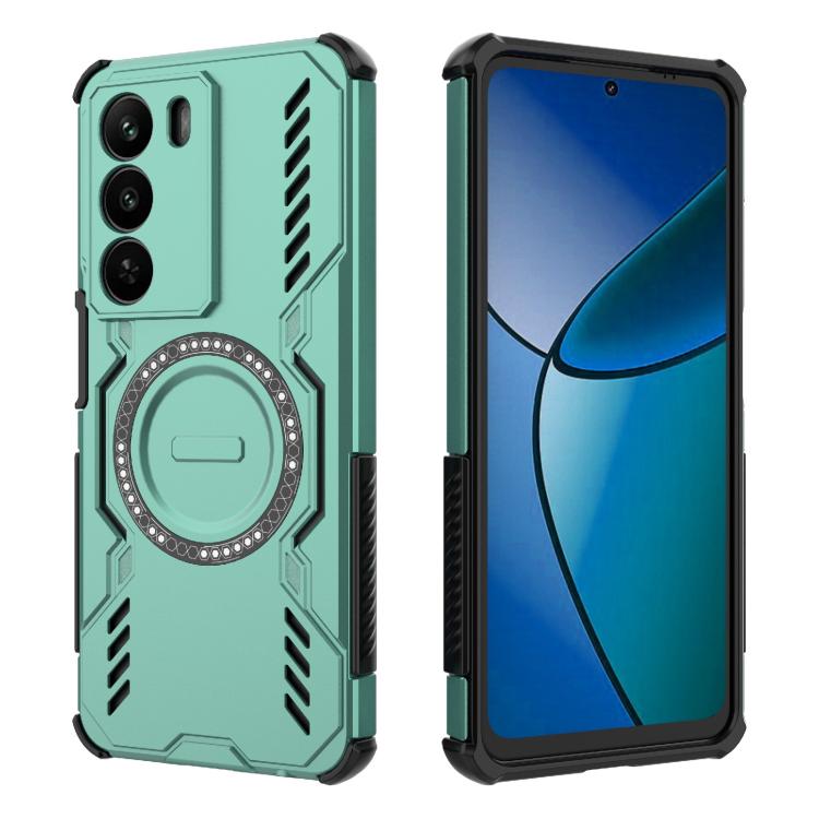 For Realme C73 5G Global Butterfly Armor MagSafe Magnetic Ring Shockproof Phone Case