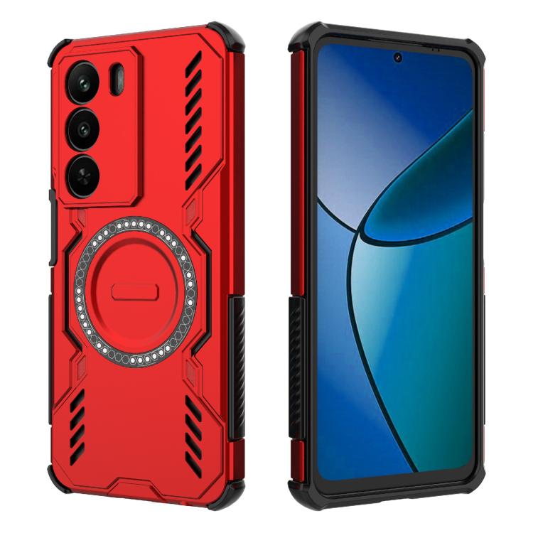 For Realme C73 5G Global Butterfly Armor MagSafe Magnetic Ring Shockproof Phone Case