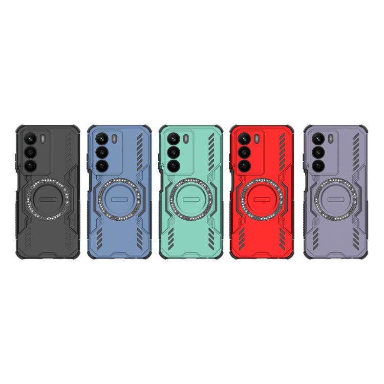 For Realme C73 5G Global Butterfly Armor MagSafe Magnetic Ring Shockproof Phone Case