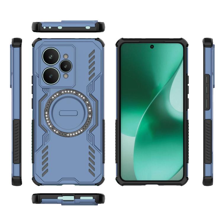 For Realme 15 5G Global Butterfly Armor MagSafe Magnetic Ring Shockproof Phone Case