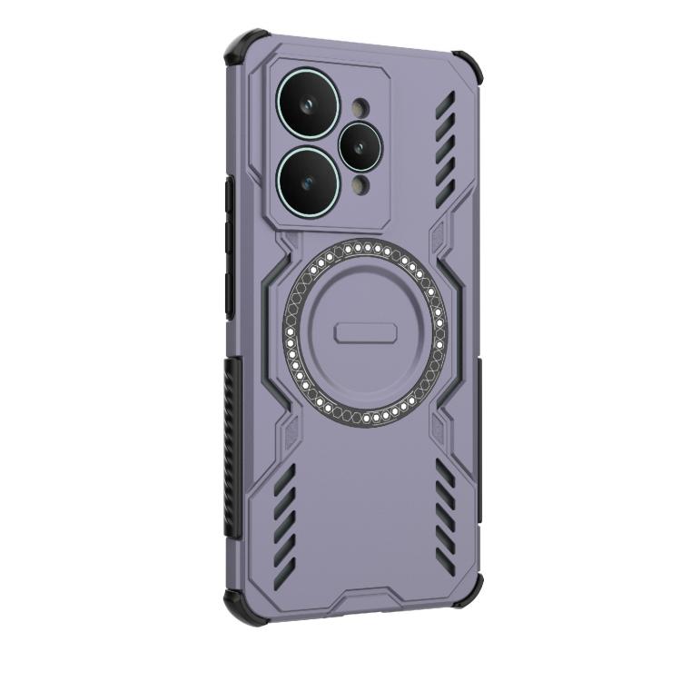 For Realme 15 5G Global Butterfly Armor MagSafe Magnetic Ring Shockproof Phone Case