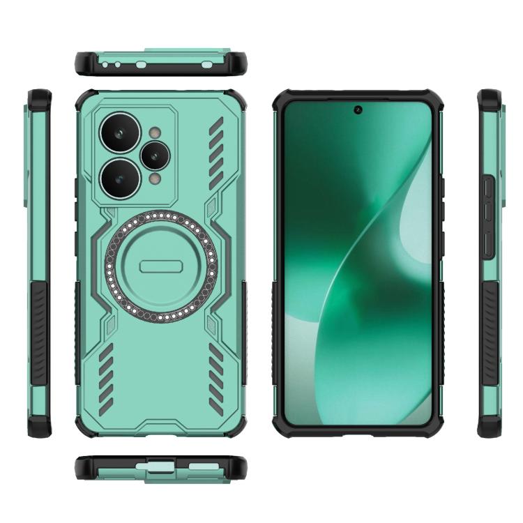 For Realme 15 5G Global Butterfly Armor MagSafe Magnetic Ring Shockproof Phone Case