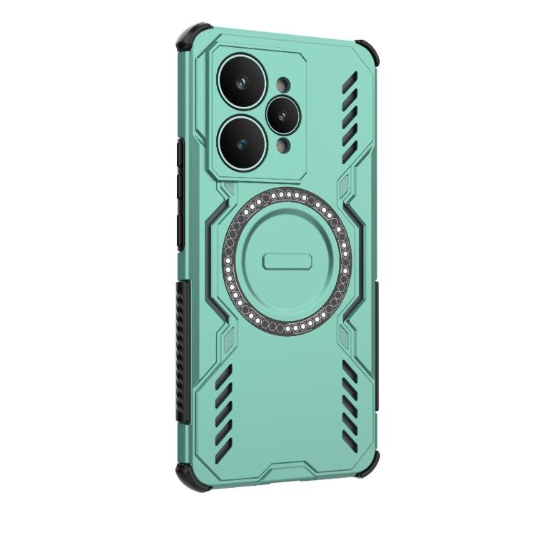 For Realme 15 5G Global Butterfly Armor MagSafe Magnetic Ring Shockproof Phone Case