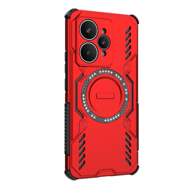 For Realme 15 5G Global Butterfly Armor MagSafe Magnetic Ring Shockproof Phone Case