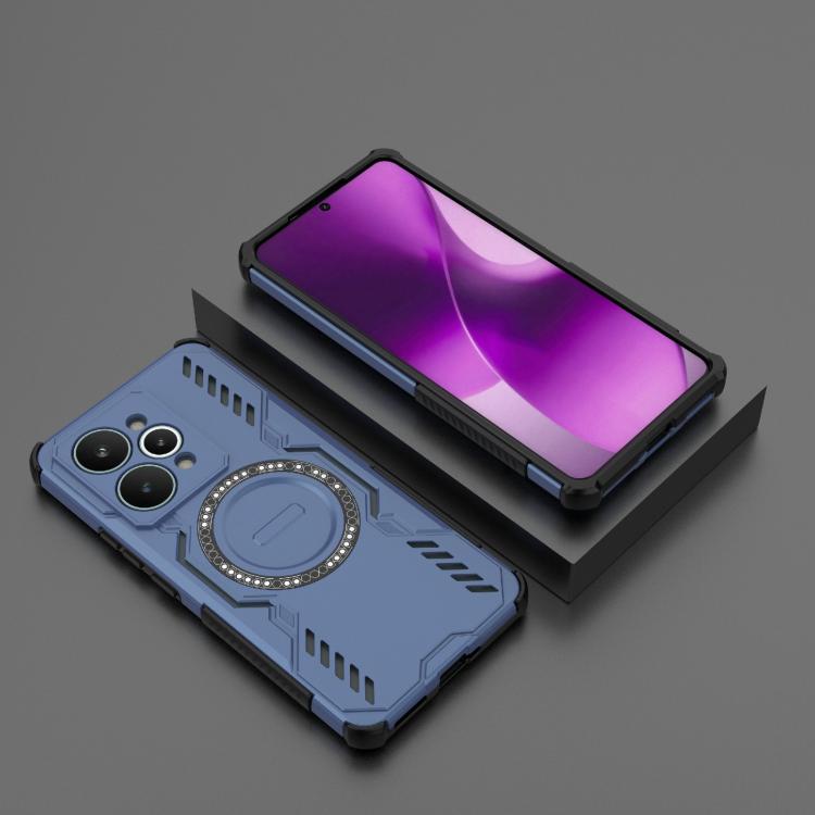 For Realme 15 Pro 5G Global Butterfly Armor MagSafe Magnetic Ring Shockproof Phone Case