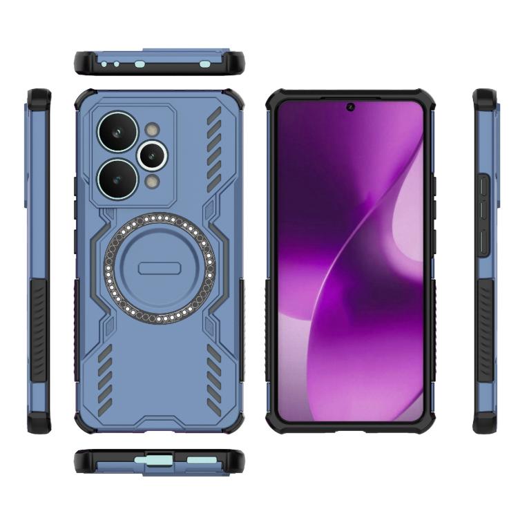 For Realme 15 Pro 5G Global Butterfly Armor MagSafe Magnetic Ring Shockproof Phone Case