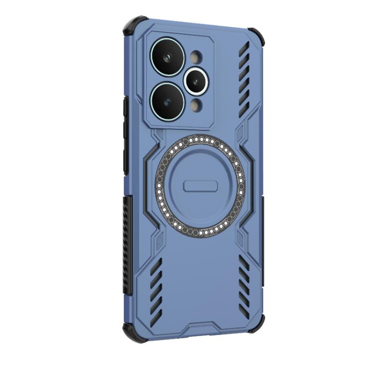 For Realme 15 Pro 5G Global Butterfly Armor MagSafe Magnetic Ring Shockproof Phone Case