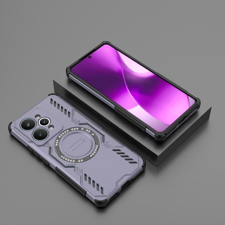 For Realme 15 Pro 5G Global Butterfly Armor MagSafe Magnetic Ring Shockproof Phone Case