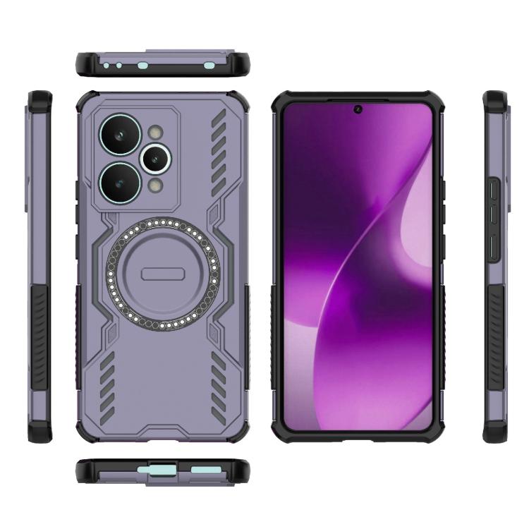 For Realme 15 Pro 5G Global Butterfly Armor MagSafe Magnetic Ring Shockproof Phone Case