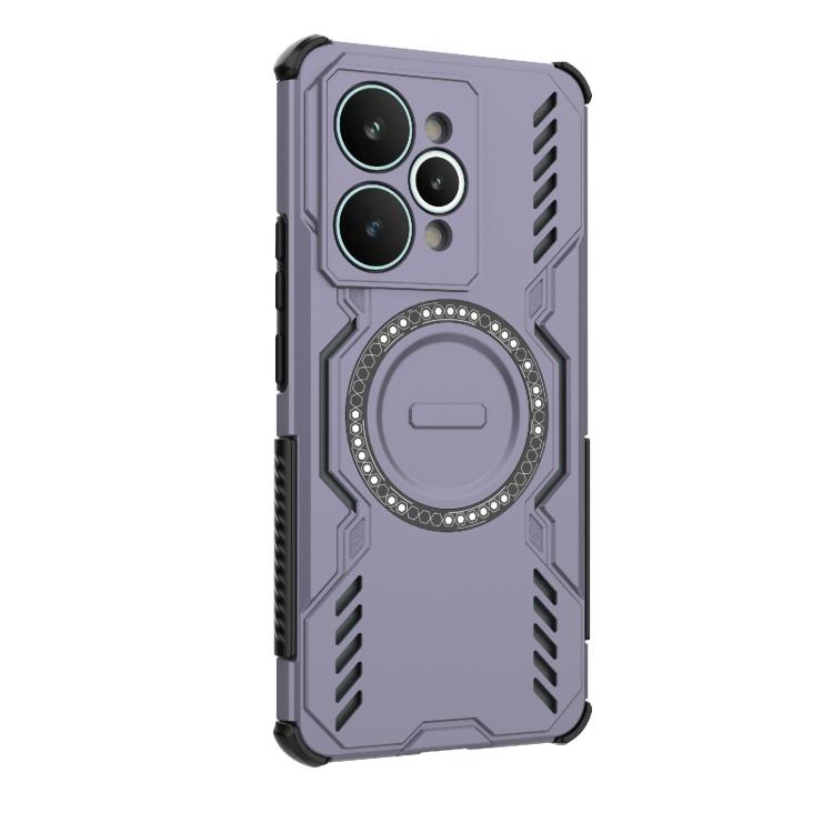 For Realme 15 Pro 5G Global Butterfly Armor MagSafe Magnetic Ring Shockproof Phone Case