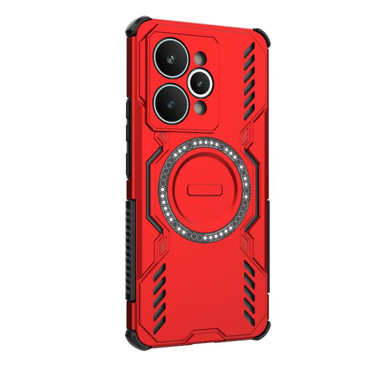 For Realme 15 Pro 5G Global Butterfly Armor MagSafe Magnetic Ring Shockproof Phone Case