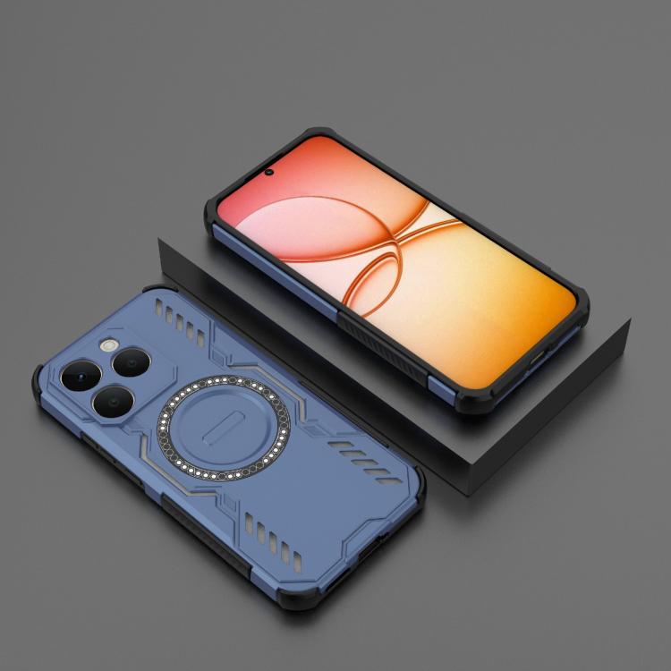 For Realme 15T 5G Global Butterfly Armor MagSafe Magnetic Ring Shockproof Phone Case