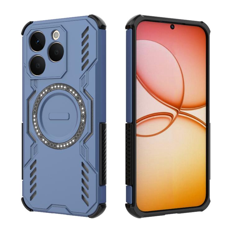 For Realme 15T 5G Global Butterfly Armor MagSafe Magnetic Ring Shockproof Phone Case