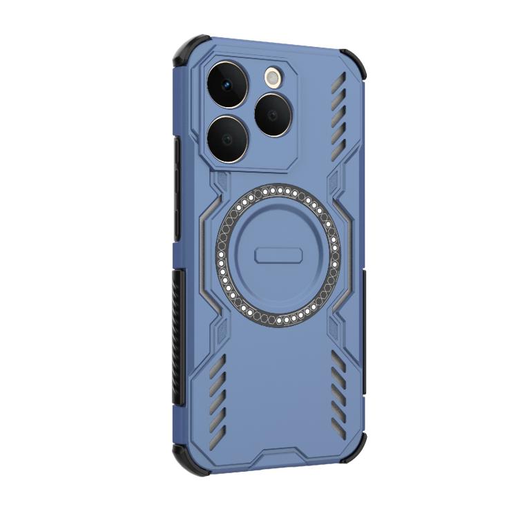 For Realme 15T 5G Global Butterfly Armor MagSafe Magnetic Ring Shockproof Phone Case