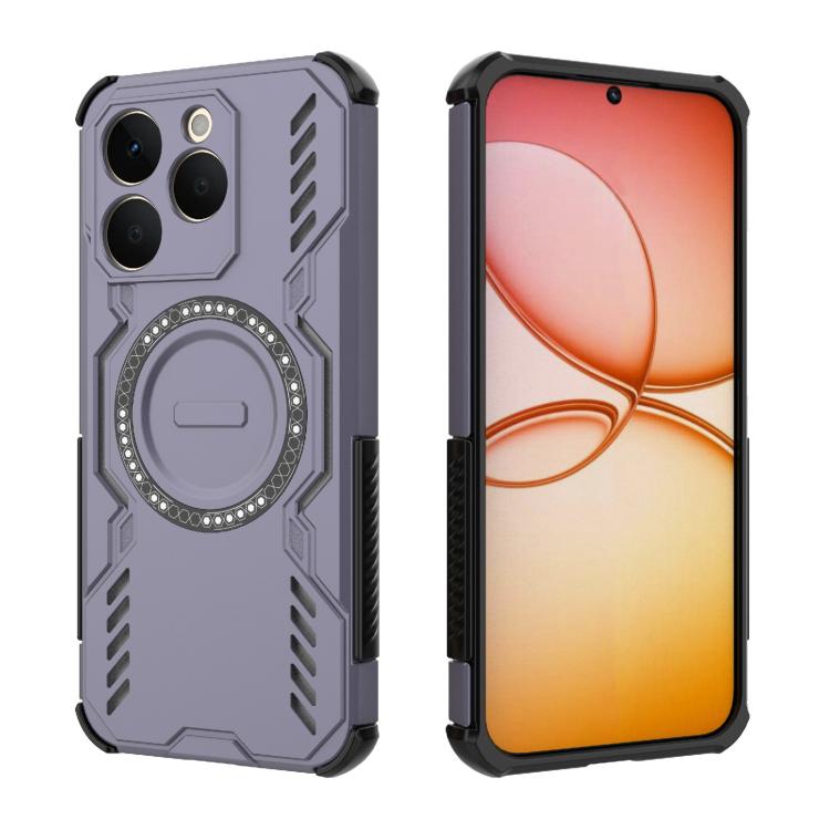 For Realme 15T 5G Global Butterfly Armor MagSafe Magnetic Ring Shockproof Phone Case