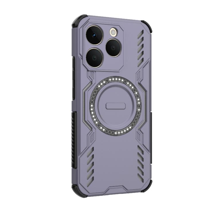 For Realme 15T 5G Global Butterfly Armor MagSafe Magnetic Ring Shockproof Phone Case