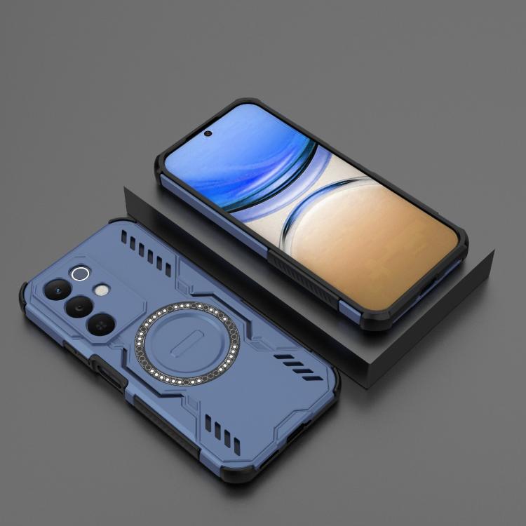 For Realme 15x 5G India Butterfly Armor MagSafe Magnetic Ring Shockproof Phone Case
