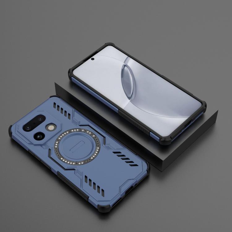 For Realme 16 Pro+ 5G Global Butterfly Armor MagSafe Magnetic Ring Shockproof Phone Case