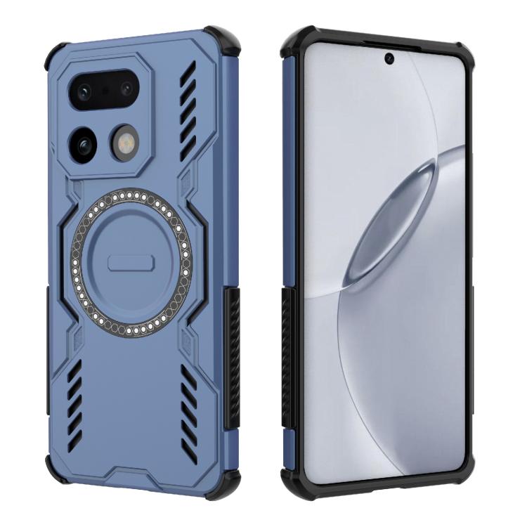 For Realme 16 Pro+ 5G Global Butterfly Armor MagSafe Magnetic Ring Shockproof Phone Case