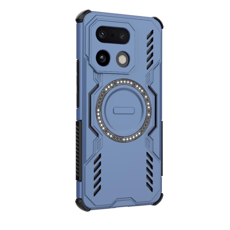For Realme 16 Pro+ 5G Global Butterfly Armor MagSafe Magnetic Ring Shockproof Phone Case