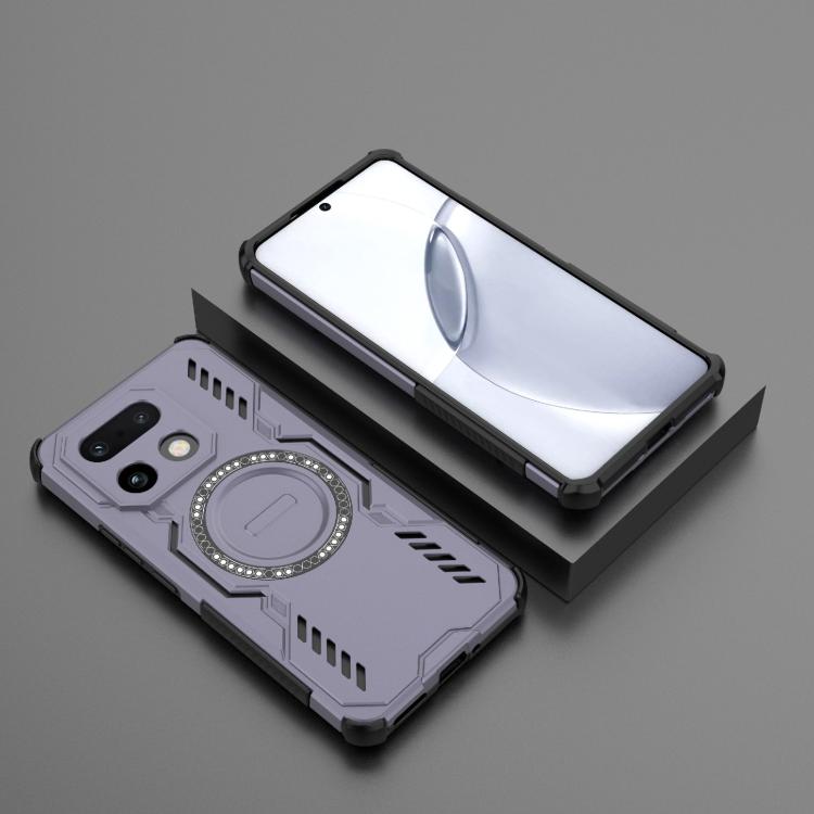 For Realme 16 Pro+ 5G Global Butterfly Armor MagSafe Magnetic Ring Shockproof Phone Case