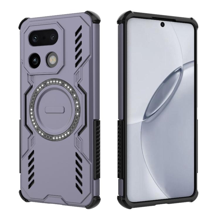 For Realme 16 Pro+ 5G Global Butterfly Armor MagSafe Magnetic Ring Shockproof Phone Case