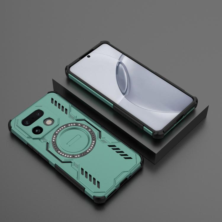 For Realme 16 Pro+ 5G Global Butterfly Armor MagSafe Magnetic Ring Shockproof Phone Case