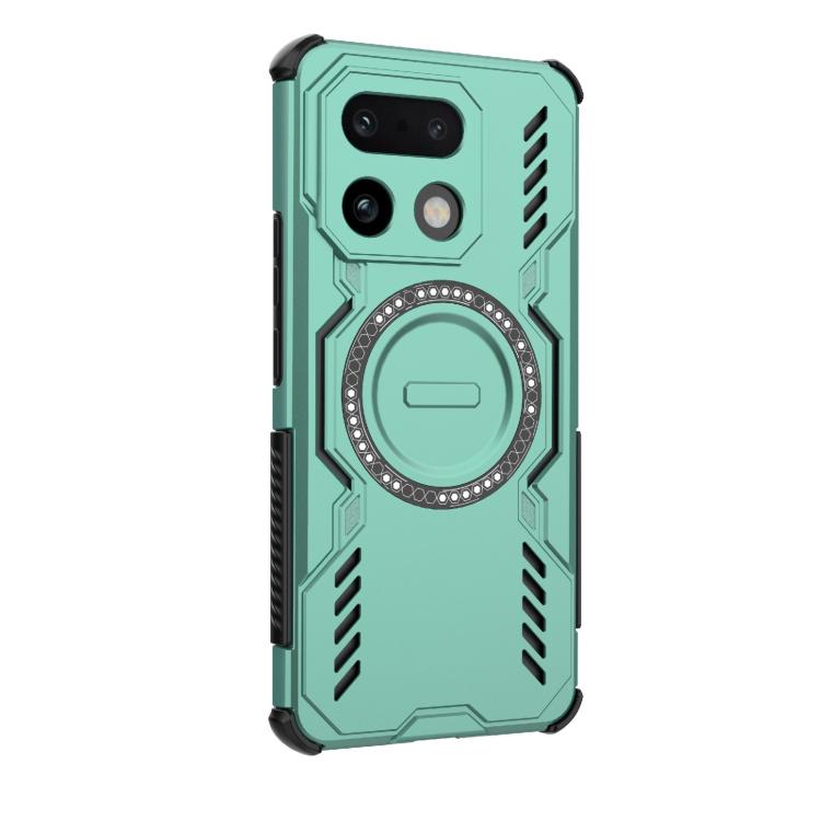 For Realme 16 Pro+ 5G Global Butterfly Armor MagSafe Magnetic Ring Shockproof Phone Case