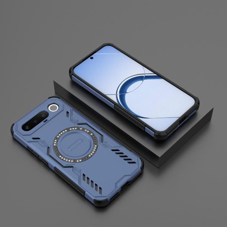 For Realme 16 5G Global Butterfly Armor MagSafe Magnetic Ring Shockproof Phone Case