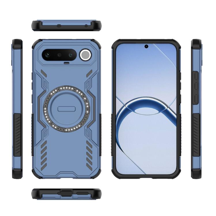 For Realme 16 5G Global Butterfly Armor MagSafe Magnetic Ring Shockproof Phone Case