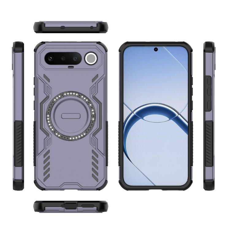 For Realme 16 5G Global Butterfly Armor MagSafe Magnetic Ring Shockproof Phone Case