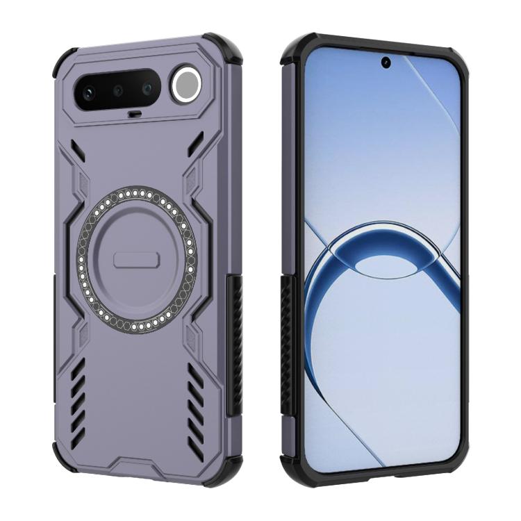 For Realme 16 5G Global Butterfly Armor MagSafe Magnetic Ring Shockproof Phone Case