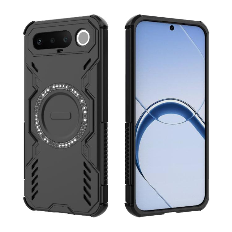 For Realme 16 5G Global Butterfly Armor MagSafe Magnetic Ring Shockproof Phone Case
