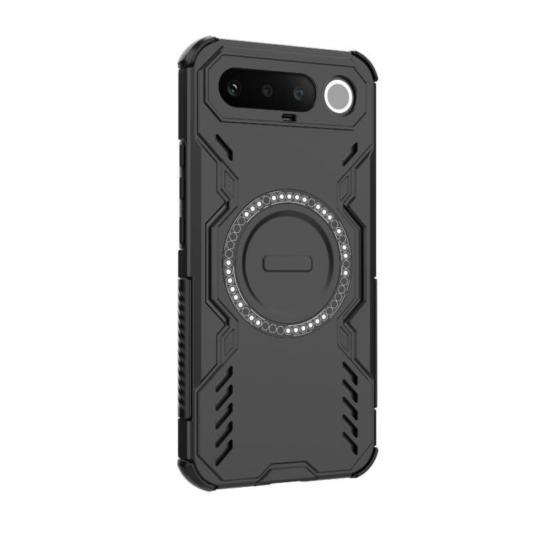 For Realme 16 5G Global Butterfly Armor MagSafe Magnetic Ring Shockproof Phone Case