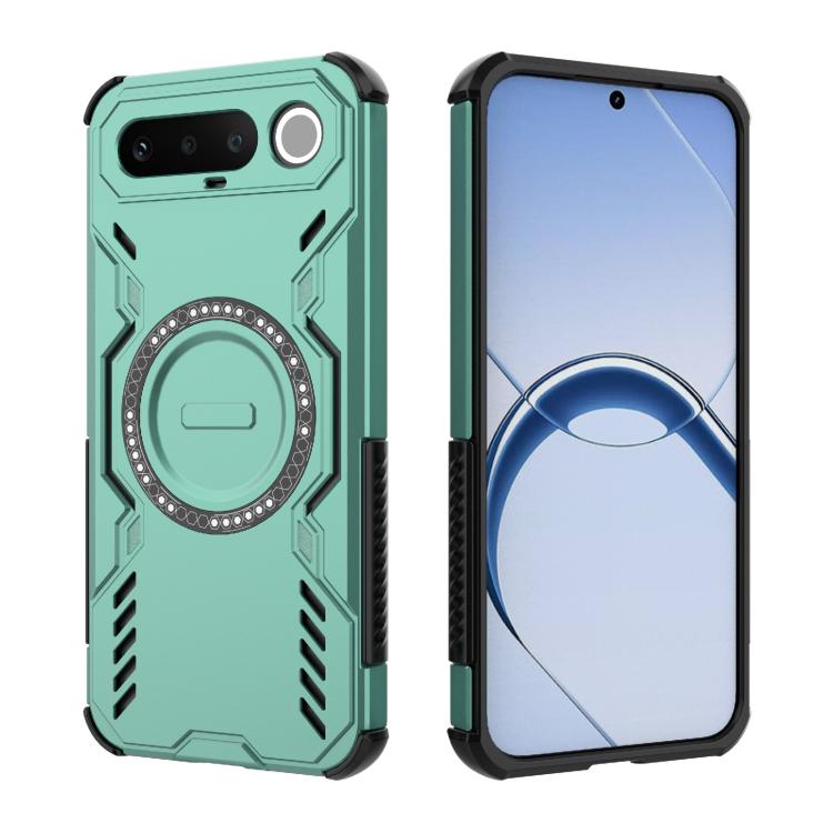 For Realme 16 5G Global Butterfly Armor MagSafe Magnetic Ring Shockproof Phone Case