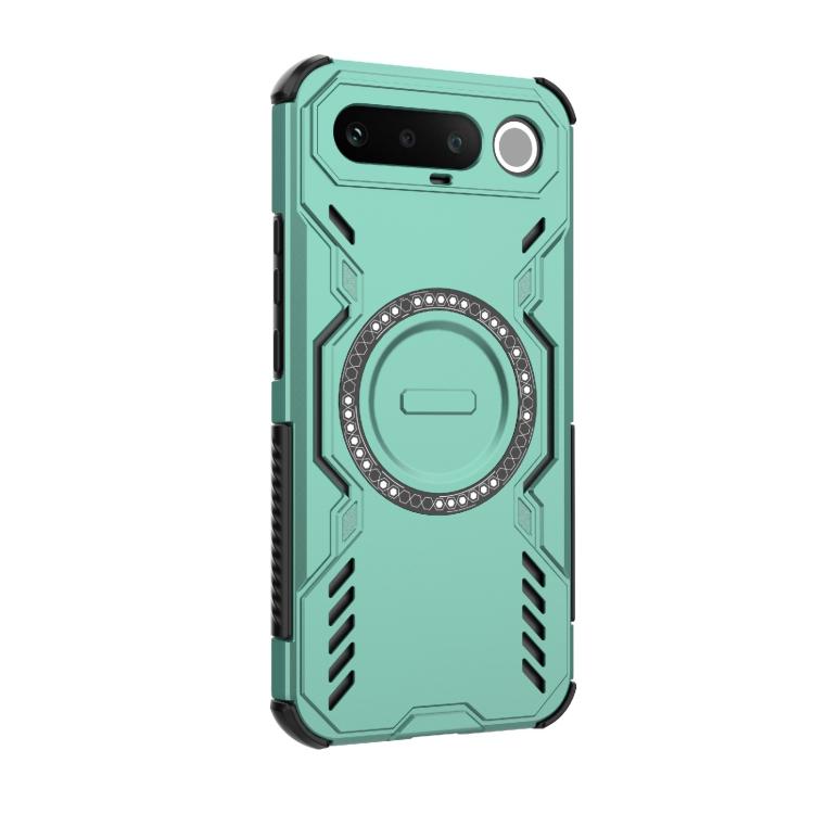 For Realme 16 5G Global Butterfly Armor MagSafe Magnetic Ring Shockproof Phone Case