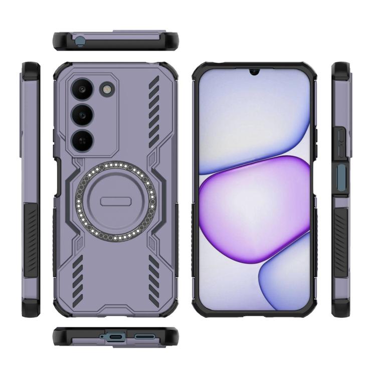 For Realme C83 5G India Butterfly Armor MagSafe Magnetic Ring Shockproof Phone Case