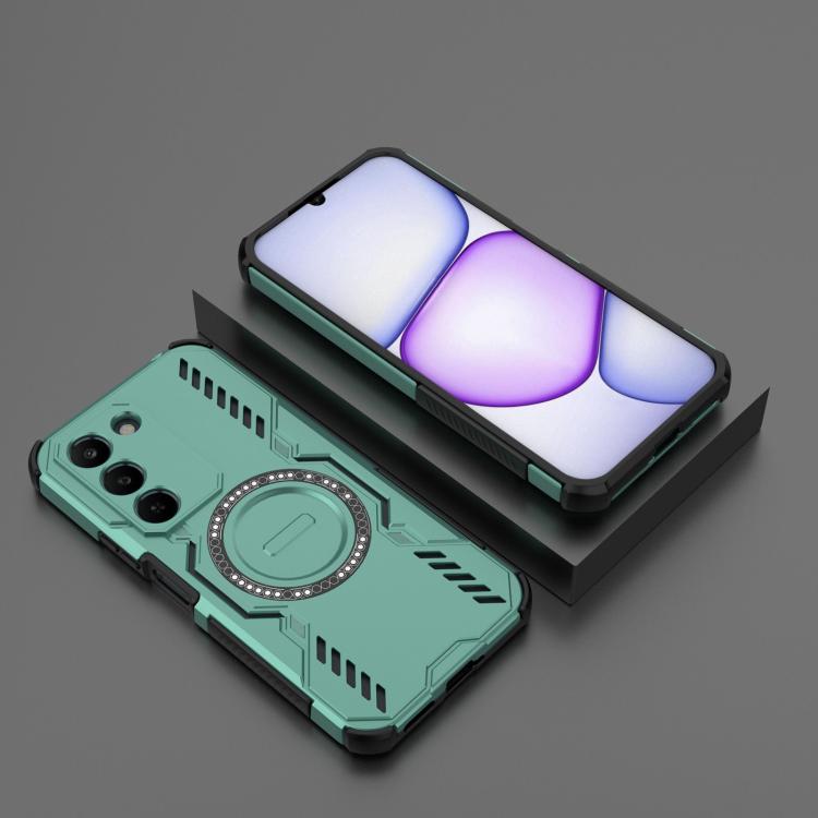 For Realme C83 5G India Butterfly Armor MagSafe Magnetic Ring Shockproof Phone Case