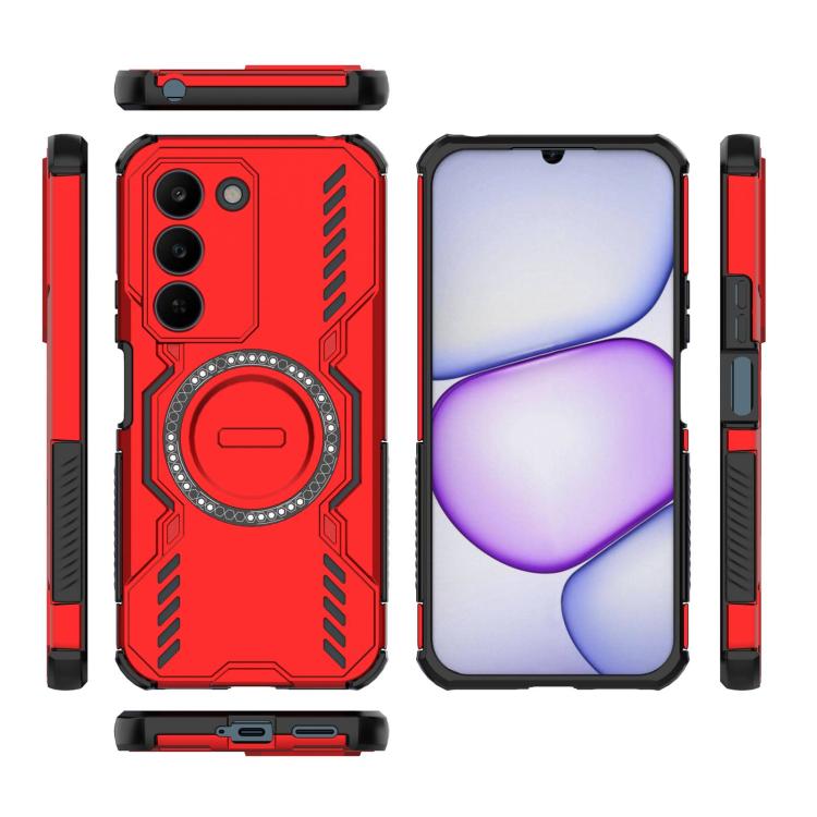 For Realme C83 5G India Butterfly Armor MagSafe Magnetic Ring Shockproof Phone Case