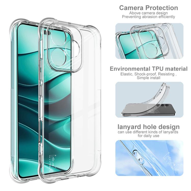 For Honor 400 Lite Global imak Shockproof Airbag TPU Phone Case