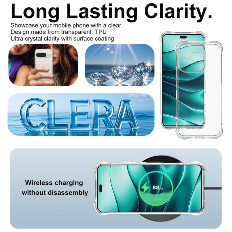 For Honor 400 Lite Global imak Shockproof Airbag TPU Phone Case