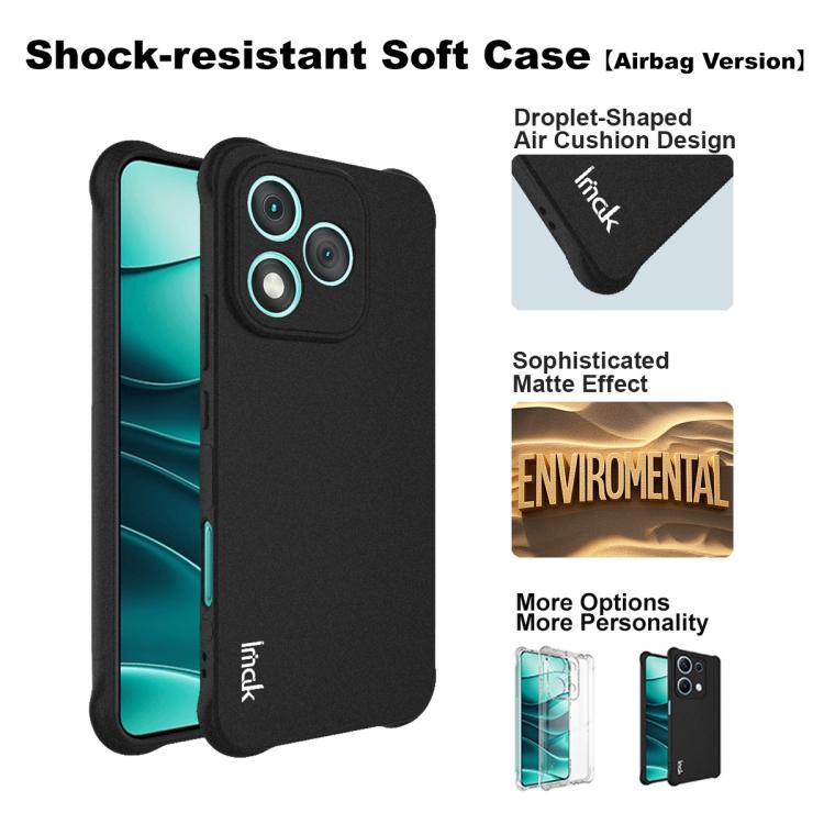 For Honor 400 Lite Global imak Shockproof Airbag TPU Phone Case