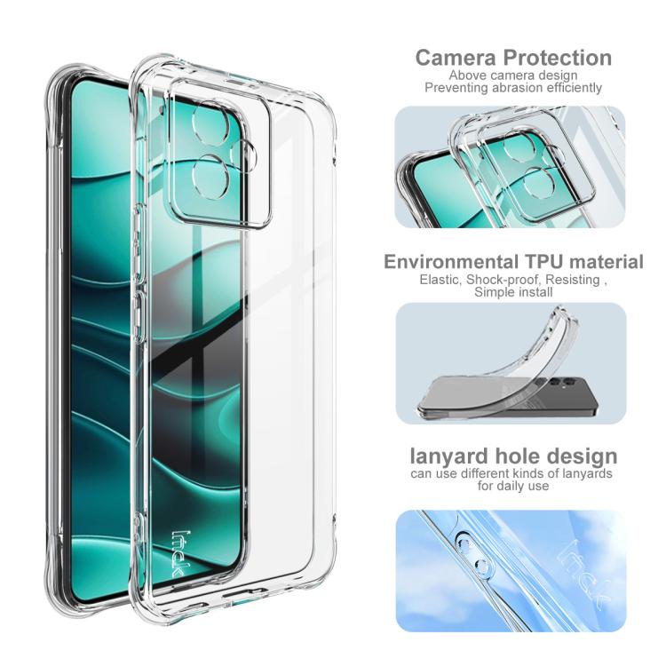 For Honor X60 GT 5G imak Shockproof Airbag TPU Phone Case