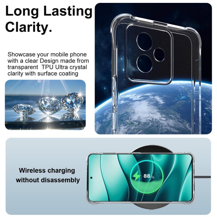 For Honor X60 GT 5G imak Shockproof Airbag TPU Phone Case