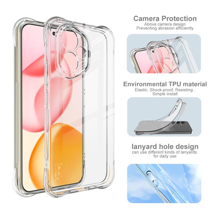 For Honor 400 Global 156.5mm imak Shockproof Airbag TPU Phone Case
